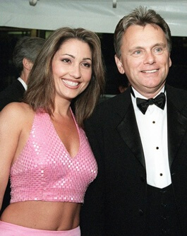 Pat Sajak with his wife.